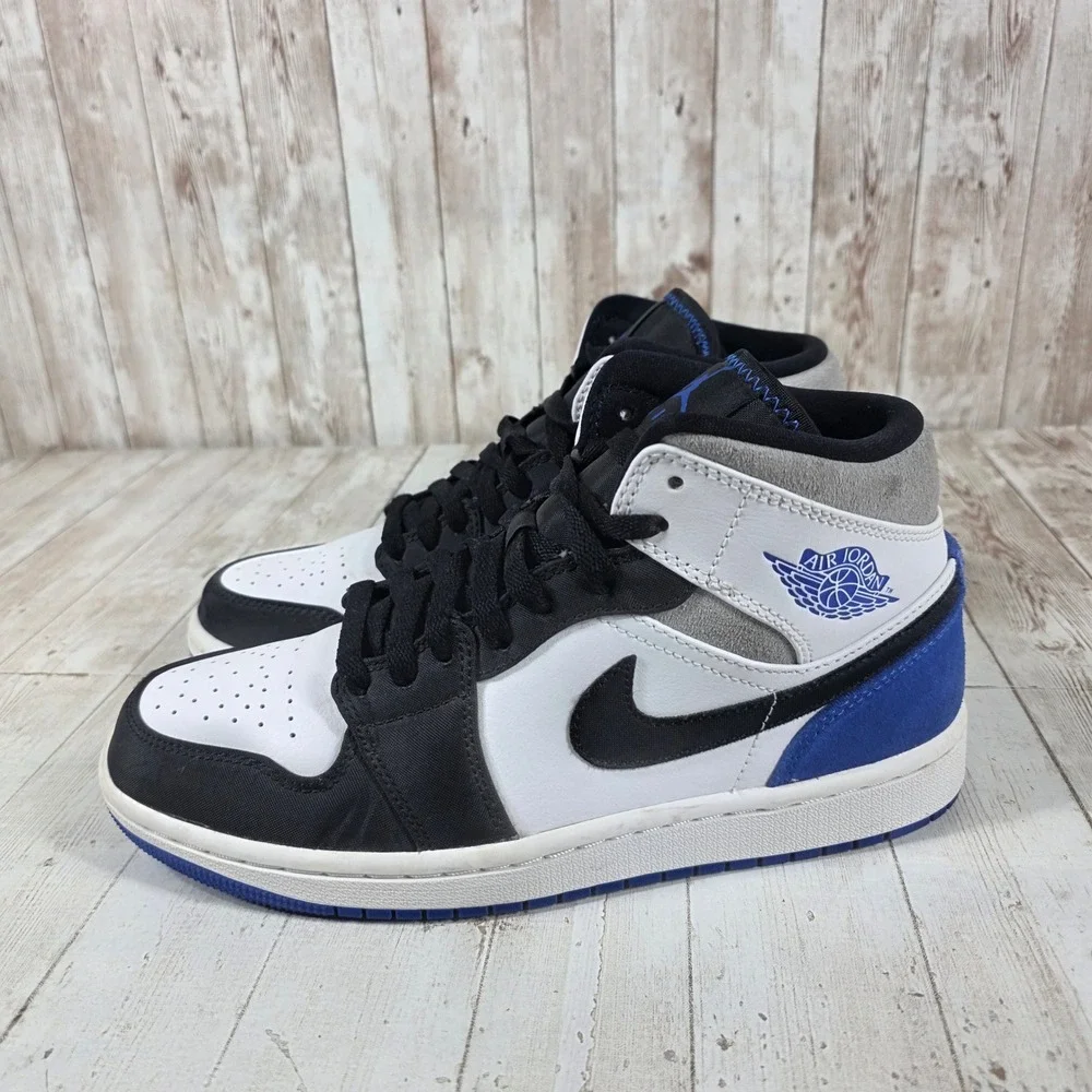 Air Jordan 1 Mid SE Union Royal White Black Blue 852542-102 Mens 7.5‎